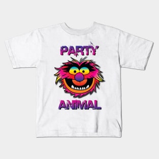 Party Animal Muppet P/Pink Kids T-Shirt